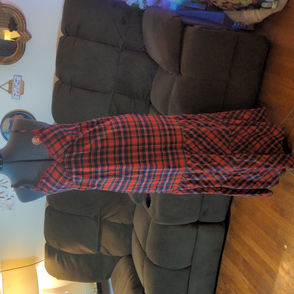 Lucky brand plaid maxi dress